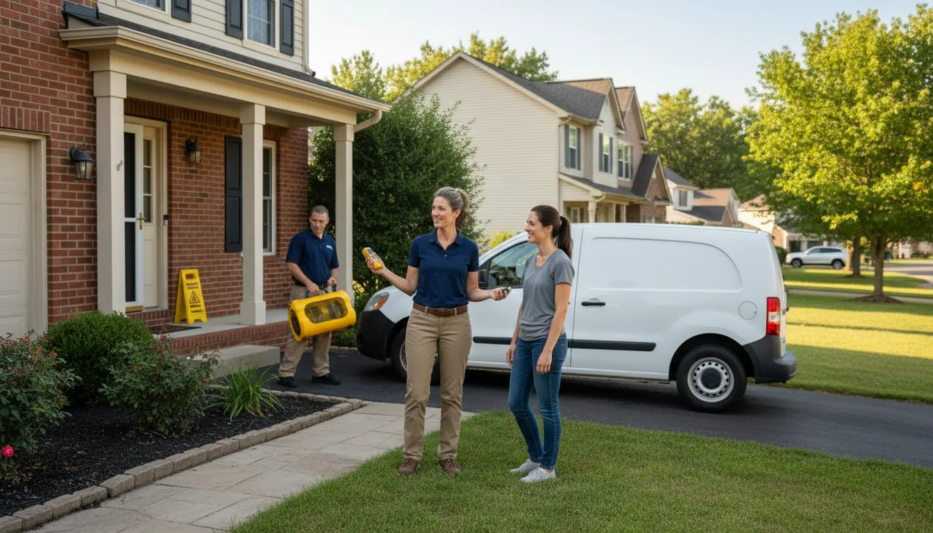 Residential water damage restoration in Sula, MT